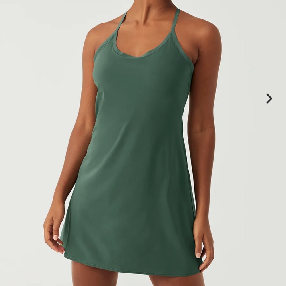 Outdoor Voices The Exercise Dress in Evergreen